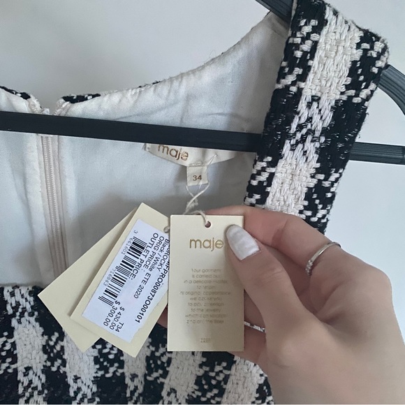 MAJE tweed dress - Picture 4 of 8